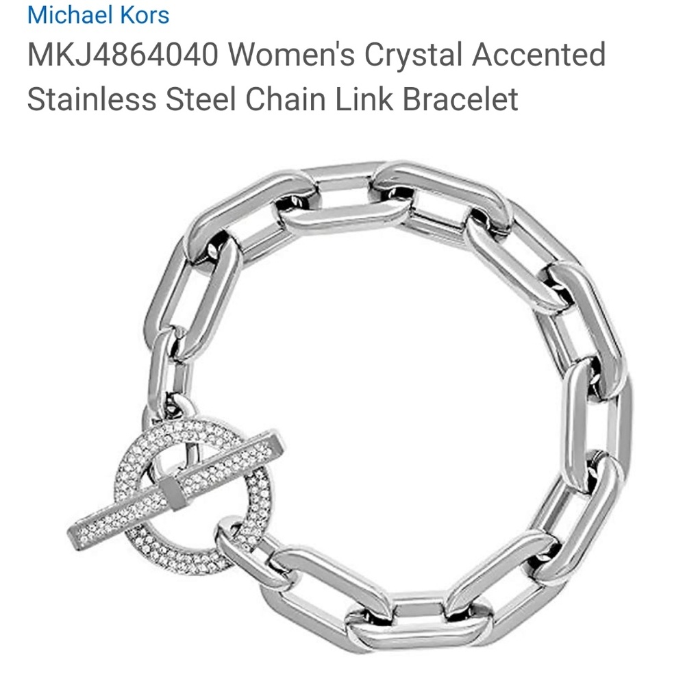 Michael Kors Stainless Steel Chain Bracelet